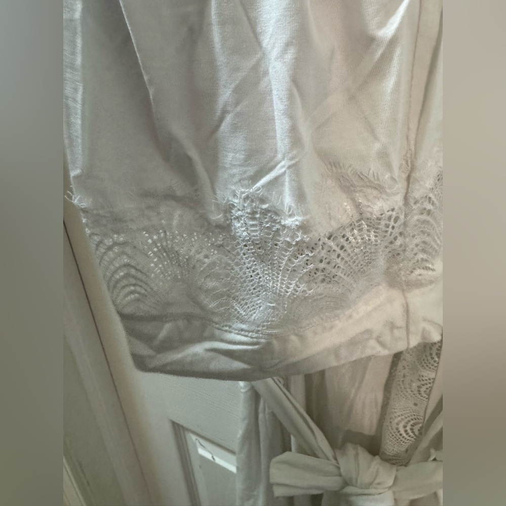 Cosabella Sicilia Lace Sleeve Robe M - Picture 8 of 9